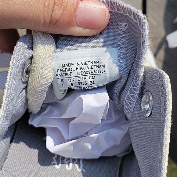 Converse All Star Yellow low top size 7 - Picture 5 of 8